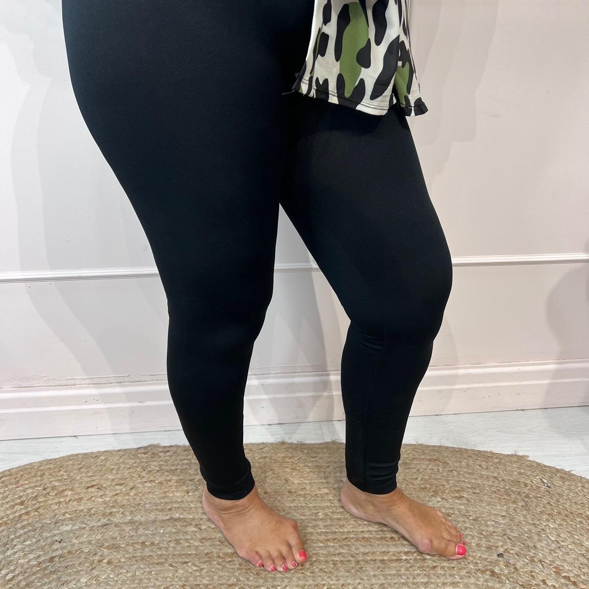 Lorie: Stretchy high waist leggings. One Size 12-22 – Mulberry Moon Limited