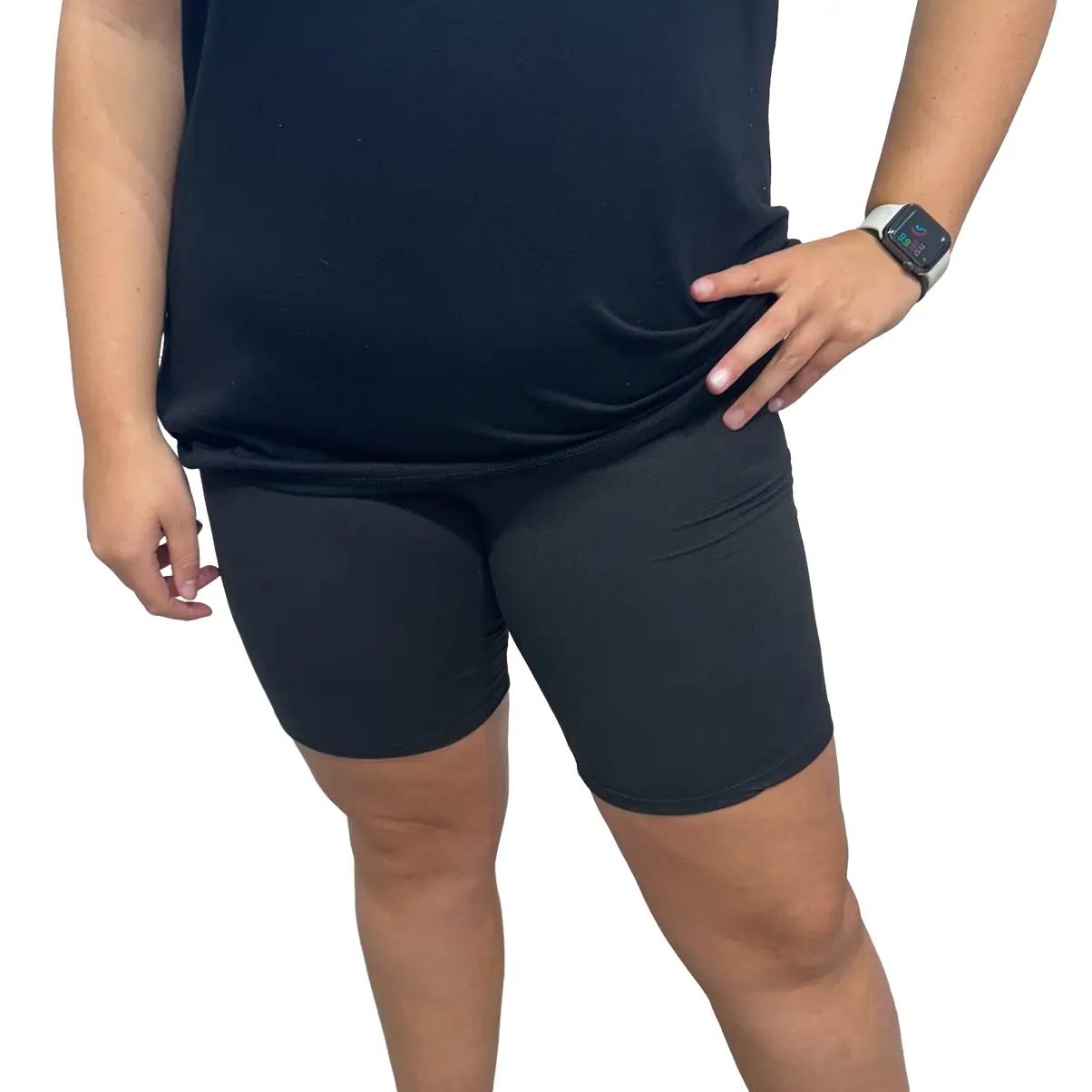 Alba: Black anti chaffing cycling shorts Sizes 18-24