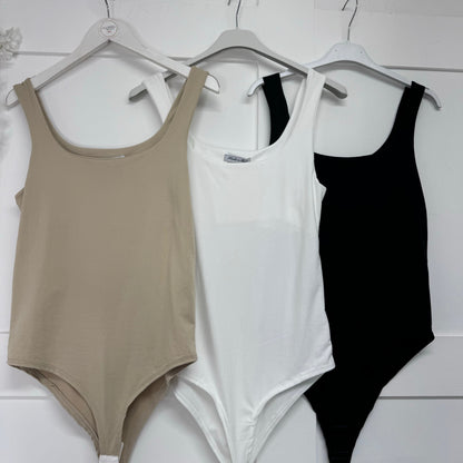 Pip: Stretchy thin strap bodysuit. One size 8-14.